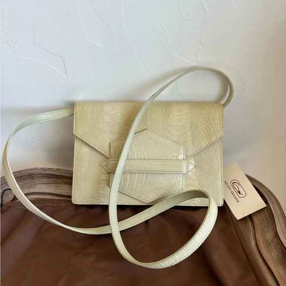 Eileen Kramer Genuine Ostrich Leather Clutch - Picture 2 of 7